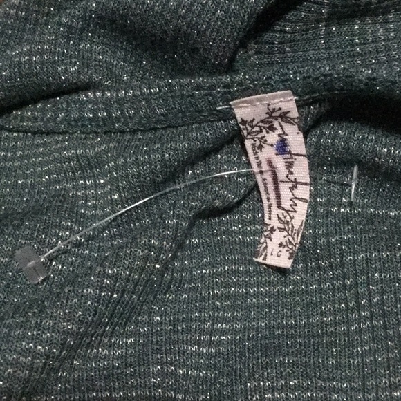 Free People size large Say When metallic keyhole - Picture 4 of 7